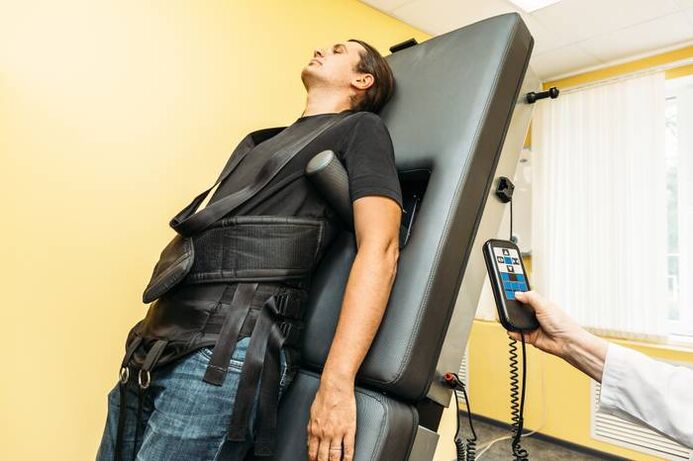 vleka hrbta za osteohondrozo